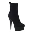 thumbnail image 2 of Women's Pleaser Delight 1002 Sock Like Style Ankle Boot, 2 of 2