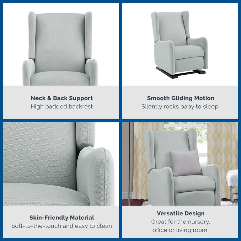 Baby relax rylee tall wingback glider recliner chair new arrivals