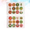 thumbnail image 3 of 480PCS Christmas Number Sealing Sticker Adhesive Round Christmas Tree Elk Star Decals Decoration for Cookies Bag Gift Box Packaging, 3 of 8