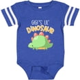 thumbnail image 3 of Inktastic Gigi's Lil' Dinosaur with Cute Stegosaurus Boys or Girls Baby Bodysuit, 3 of 5