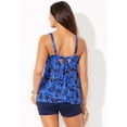 thumbnail image 2 of Swimsuits for All Tie-Back Tankini Set With Boy Short, 2 of 3