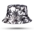 thumbnail image 1 of Sombrero de pescador Sombrero de lavabo con estampado de paisaje de cocotero de Tidal Man Sombrero protector solar para exteriores, 1 of 5
