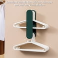 thumbnail image 4 of Mosey Wall-Mounted Hanger Organizer Stacker Telescopic Design Easy Installation Punch Free Stretchable Hanger Storage Rack, 4 of 8