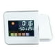 thumbnail image 3 of Reloj despertador con proyección Innovador reloj despertador digital silencioso con proyector y termómetro higrómetro para interiores para dormitorio, 3 of 15