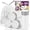 8Gal white 80 Counts, variant on Small Trash Can Bags Bathroom - 1.2 Gallon Drawstring Tiny Garbage Bulk Unscented Strong Mini Size Plastic Wastebasket Bin Liners For Toilet Office Bedroom (3 Rolls  120 Counts)