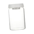 thumbnail image 1 of Recipientes herméticos para almacenar alimentos con tapas, recipientes para café al vacío sellados al vacío White 1200ml, 1 of 9