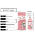 thumbnail image 3 of Bathroom Cleaner under $5! Yannianjz 100ml Tub Scale Remover Multi-Functional Cleaning Agent for Glass Tile Metal Surfaces Fresh Scent, 3 of 9