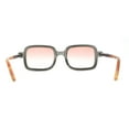 thumbnail image 4 of Hipster Vintage Styling Rod Arm Narrow Rectangle Sunglasses Slate Pink, 4 of 4