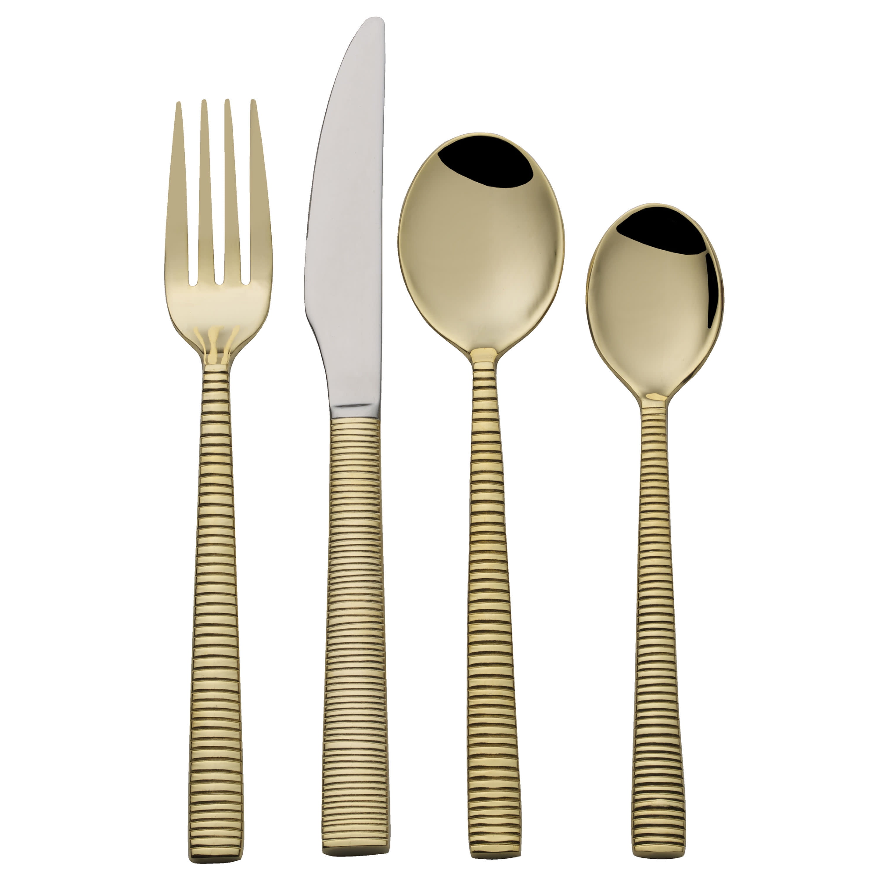 Towle Living Abbott Gold Plated Forged 16-piece Stainless Steel Towle Living Forged Stainless Steel