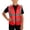 Red, variant on ATORRE Boys Girls Reflective Vest 2026 Stylish Lightweight Kids Zipper Safety High Visibility Vest for Outdoor Cycling Skiing Walking Red 10-11 Years
