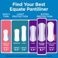 thumbnail image 4 of Equate Extra Protection Everyday Panty Liners, Extra Long Length, 68 Count, 4 of 12