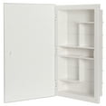 thumbnail image 7 of 23-2-26-00 Rigel 16 in. x 26 in. x 3-1/2 in. Framed Recessed 1 Door Bathroom Medicine Cabinet with 6 Shelves and White Frame, 7 of 7