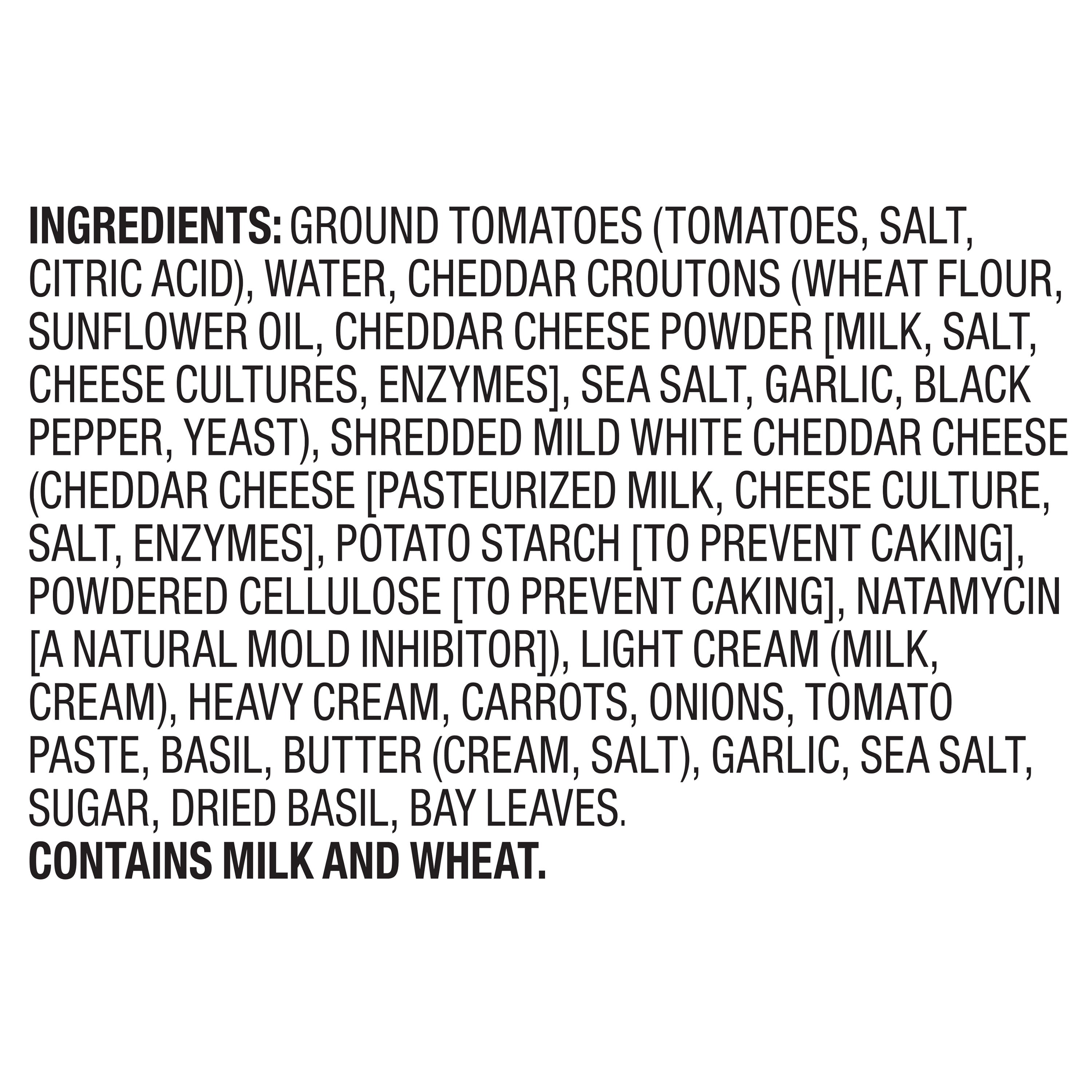 Marketside Ready to Heat Tomato Bisque Soup Kit Bowl, 14 oz, Refrigerated