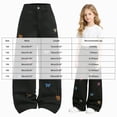 thumbnail image 3 of CAUYDY Jeans for Youth Girls Wide Leg Kids Baggy Denim Pants Elastic Waisted Cute Print Y2k Trousers with Pockets Sizes 15-16 Years, 3 of 9