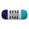 thumbnail image 1 of Best Friend Ever Quote Art Deco Fashion Hard Shell Eyeglasses Glass Case Star Sky, 1 of 1