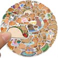 thumbnail image 2 of Capybara Stickers,50Pcs Funimost Waterproof Vinyl Stickers for Water Bottle Laptop Scrapbook Phone, Animal Party Supplies Gift for Kids (Capybara), 2 of 4
