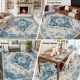 thumbnail image 5 of 6'x9' Area Rugs, Blue Boho Indoor Outdoor Area Rug for Living Room Bedroom, Retro Southwestern Ethnic Geometric Washable Bathroom Rugs Kitchen Floor Carpet Mats Home Decor Aesthetic, 5 of 8
