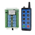 thumbnail image 1 of Interruptor de Control Remoto InaláMbrico Rf de 8 Canales DC 9-72V Interruptor de Control Remoto InaláMbrico de Control de Motor, 1 of 8
