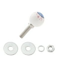thumbnail image 3 of 2x Motorcycle Bike Plastic Eyeball License Plate Bolt On Screw On Frame Nut, 3 of 10