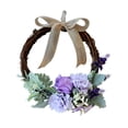 thumbnail image 2 of Artificial Flowers Wreath Door Wreath Wall Decoration Home Hanging Ornament, 2 of 10