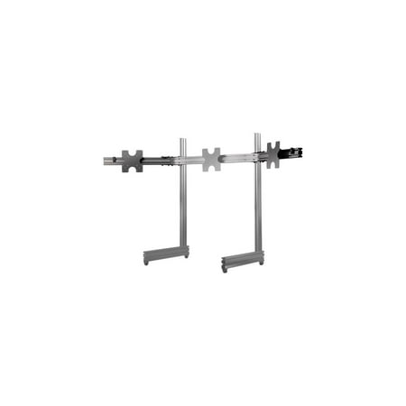 UPC: 0040835250416 | Next Level Racing ELITE Freestanding Triple Monitor Stand Add-On Carbon Grey