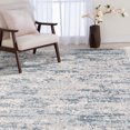 thumbnail image 1 of Veruca Cream and Blue Woven Area Rug, 1 of 7