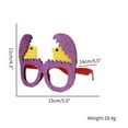 thumbnail image 3 of ICQOVD Easter Glasses Easter Party Decorative Funny Glasses, 3 of 6