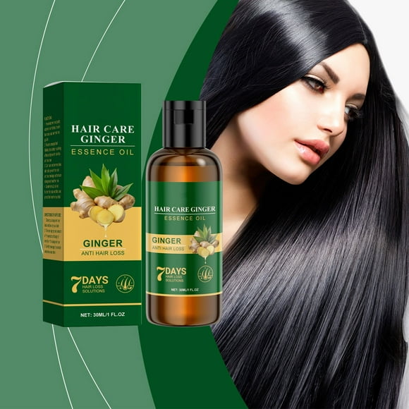 Rengui Herbal Ginger Oil Activates Hair Follicles to Prevents Hair Loss and Breakage Hairs Essences Nourishes Hair Care Oil Silkys Stays Stron Summer Savings Clearance