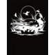 thumbnail image 2 of Camiseta con estampado abstracto de pato para mujer, cuello redondo, manga corta, cómoda mezcla de algodón, ideal para verano, ideal para deportes de ocio., 2 of 8