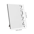 thumbnail image 2 of Nicehomfit 2Pcs Sublimation Picture Frames White Graduation Photo Frames for Commemorative Display, 2 of 8