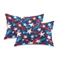 thumbnail image 2 of Cool Star Pattern Pillowcase King Size 40''x20'' Satin Double-Sided Print Soft Wrinkle Resistant, 2 of 9