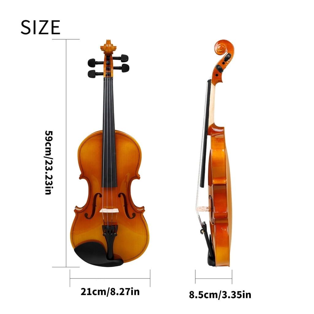 ANXPTIME Handmade Violin Music School Violin Professional Violin Handmade Violin Traditional Wood Violin for Aspiring Musicians