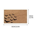 thumbnail image 2 of IGEED Halloween Printed Carpet Entry Door Entry Mat Non-slip Pumpkins Cat Rug Machine Washable Absorbent Bathroom Kitchen Indoor Outdoor Entryway Mat, 2 of 9