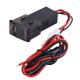 thumbnail image 1 of Para Cargador Coche USB ISUZU Con Voltímetro LED Azul 2.1A Enchufe Cargador USB, 1 of 9