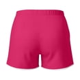 thumbnail image 5 of Kinrui Running Shorts Women 3" Elastic Waist Split Hem Lightweight Workout Gym Shorts with Pockets Hot Pink M, 5 of 6