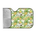 thumbnail image 2 of Bingfone Gnome And Pineapple Car Windshield Sun Shade Protector Keep Your Vehicle Cool Sun Shield Visor Cover Foldable For Car Truck Suv-Small, 2 of 8