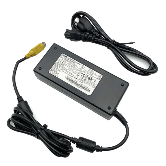 Pre-Owned Acbel API3AD14 19V 120W Power Adapter w/ Power Cord Genuine Black