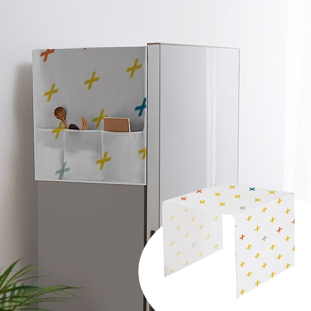 Almacenamiento y organización de cocina, organizadores y almacenamiento de armarios, funda de tela resistente al refrigerador para el hogar, bolsa colgante para refrigerador con bolsillos de almacenam