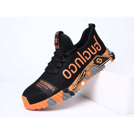 

Men Women s Work Shoes with Steel Toe Lightweight Safety Sneakers Breathable Indestructible Outdoor Industrial Construction Work Shoes