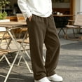 thumbnail image 6 of FAIWAD Boys Corduroy Pants Wide Leg Comfy Pants with Elastic Waist Casual Outdoor Clothing, 6 of 9