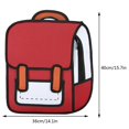 thumbnail image 2 of Bolso de compras de dibujos animados mochila de moda mochila coreana de tela Oxford de gran capacidad, 2 of 9