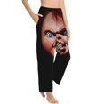 thumbnail image 2 of Saiise Chucky Ay Womens Pama Pants Stretch Comfy Lounge Pants Drawstring Sleep Bottoms with Pockets, 2 of 7