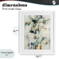 thumbnail image 4 of Stupell Industries Contemporary Expressive Chaos Layers White Framed Print Under Glass, 13 x 16, by Lisa Ridgers, 4 of 8
