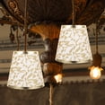 thumbnail image 2 of Miangastore Modern Lampshade Golden 1Pack Rhombus Shape Light Cover, 2 of 9