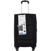 Protege Arendale 24-Inch Medium Black Softside Expandable Spinner Luggage