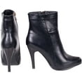 thumbnail image 3 of Forever Young Women's Gold Zipper Ankle Bootie, 3 of 6