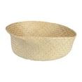 thumbnail image 4 of Bloomingville Handwoven Seagrass Basket Storage with Handles and Zig-zag Design, Natural, 4 of 7