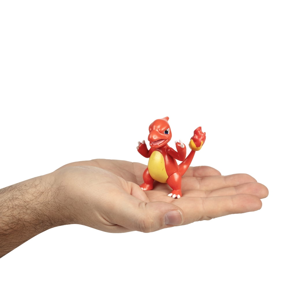 Pokemon Select Evolution Pack Collectible Charmander Action Figure, Plastic Multicolor, (3Pack)