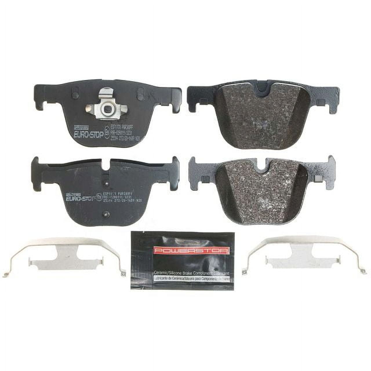 Power Stop Rear Euro-Stop ECE-R90 Certified Brake Pad ESP1978