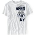thumbnail image 1 of Aeropostale Hombres Aero Athl. Camiseta gráfica 1987, blanca, pequeña, 1 of 2